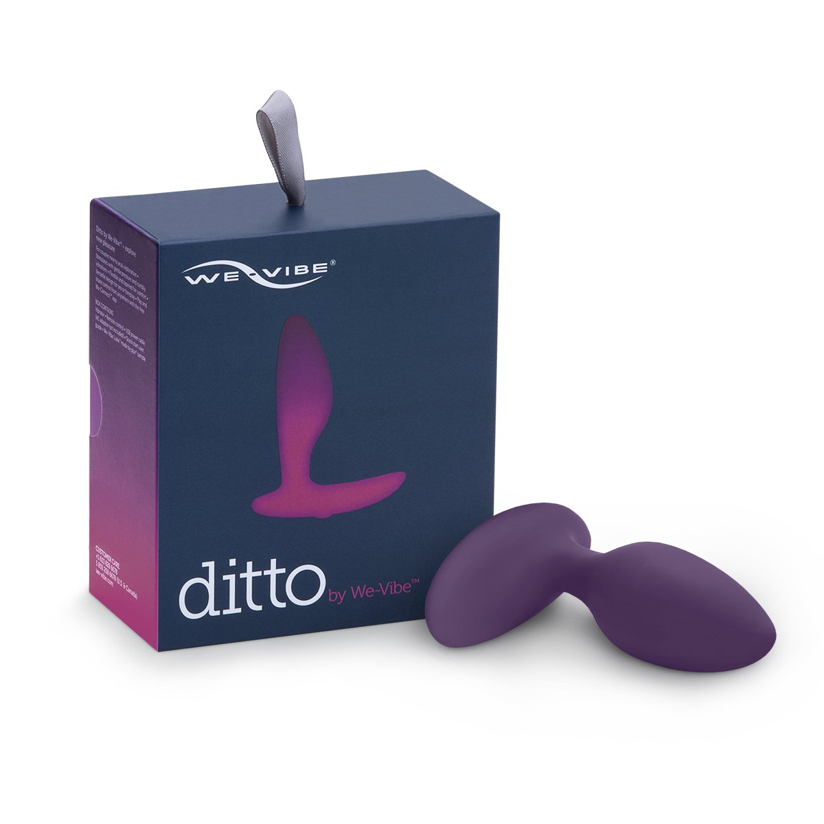 We-Vibe Ditto Vibrating Butt Plug in Purple Anal Sex Toys - Tophatter Daily Deals