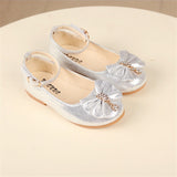 Bow shoes for children Silver 0 - Tophatter Daily Deals