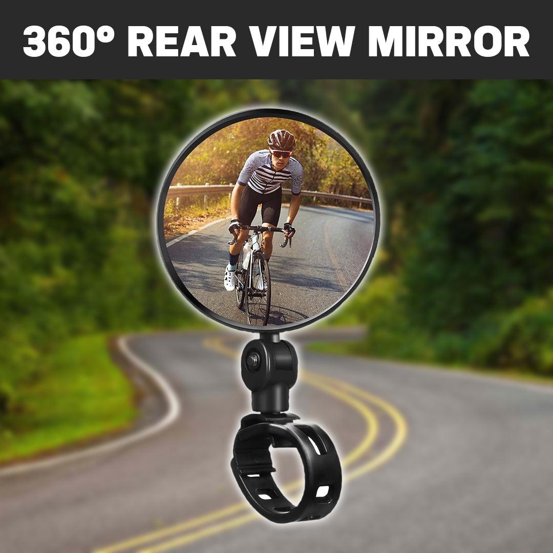 Handlebar Mirrors for Bicycles - 360° Flexible Safe Rearview Mirror For Cycling Bike Bicycle Handlebar Cycling - Tophatter Daily Deals