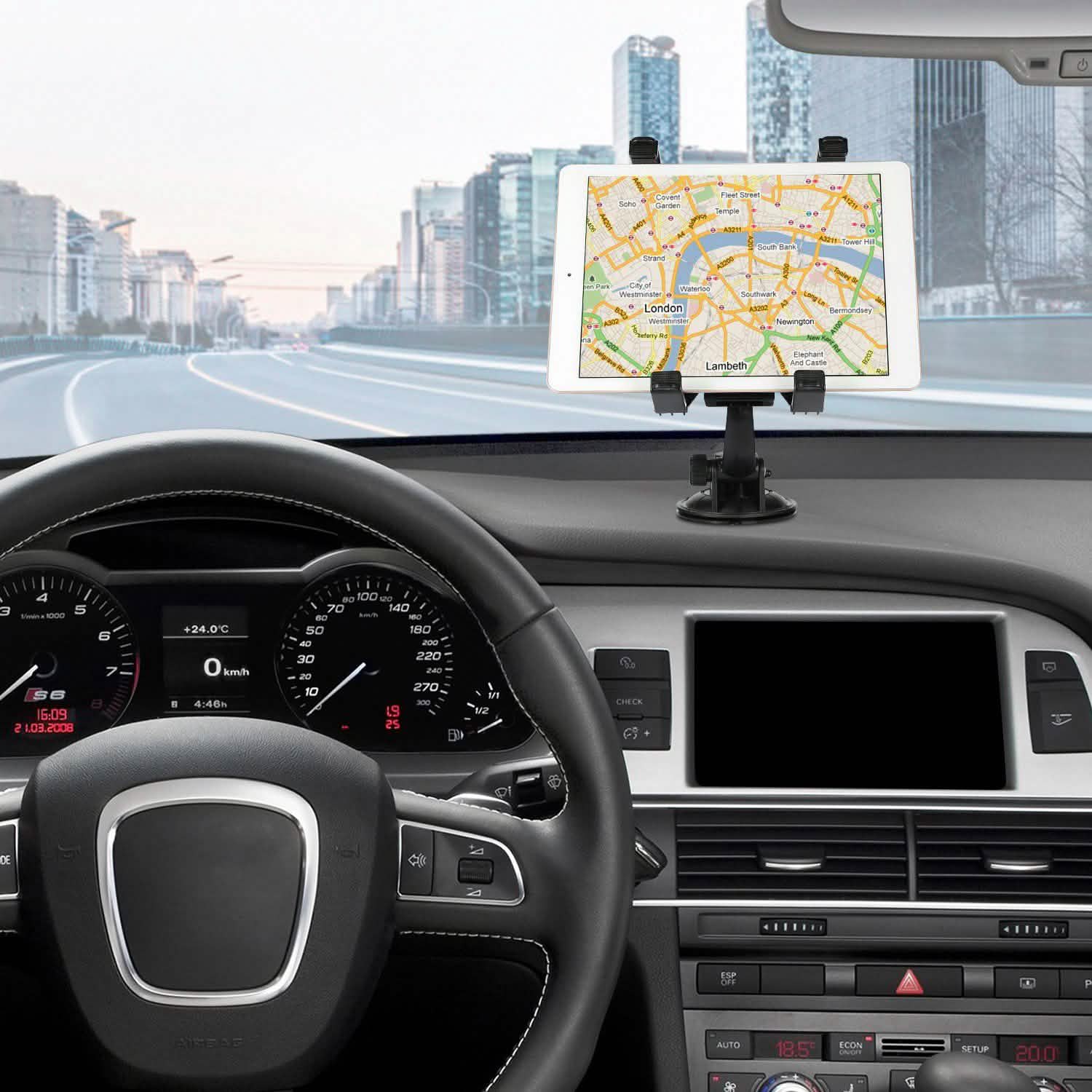 360° Car Windshield Tablet Mount Automotive - Tophatter Daily Deals