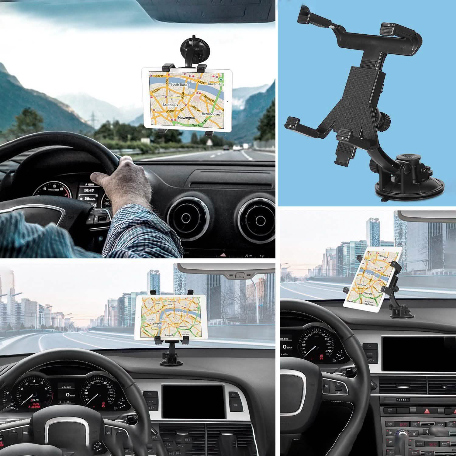 360° Car Windshield Tablet Mount Automotive - Tophatter Daily Deals
