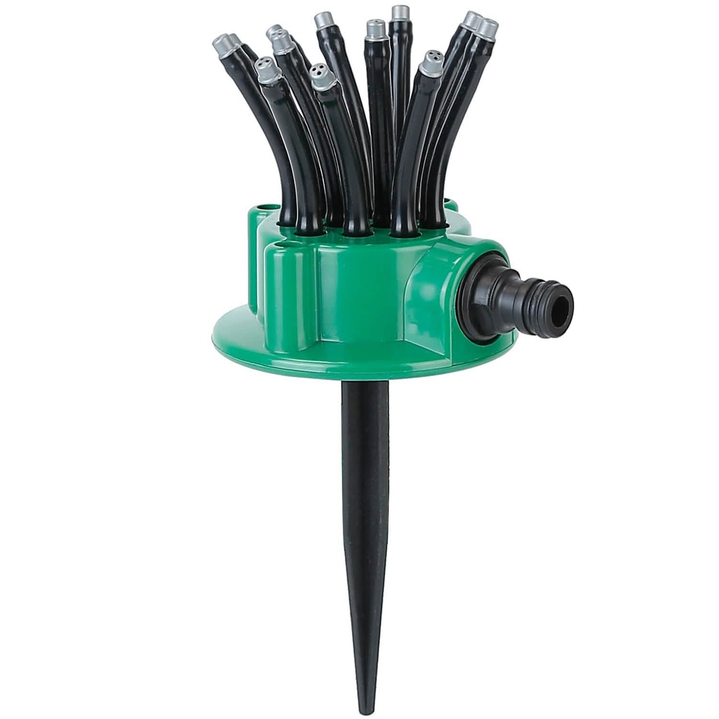 360° Flexible Lawn Sprinkler Automatic 12 Tubes Garden Water Irrigation Sprayers Garden & Patio - Tophatter Daily Deals