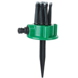 360° Flexible Lawn Sprinkler Automatic 12 Tubes Garden Water Irrigation Sprayers Garden & Patio - Tophatter Daily Deals