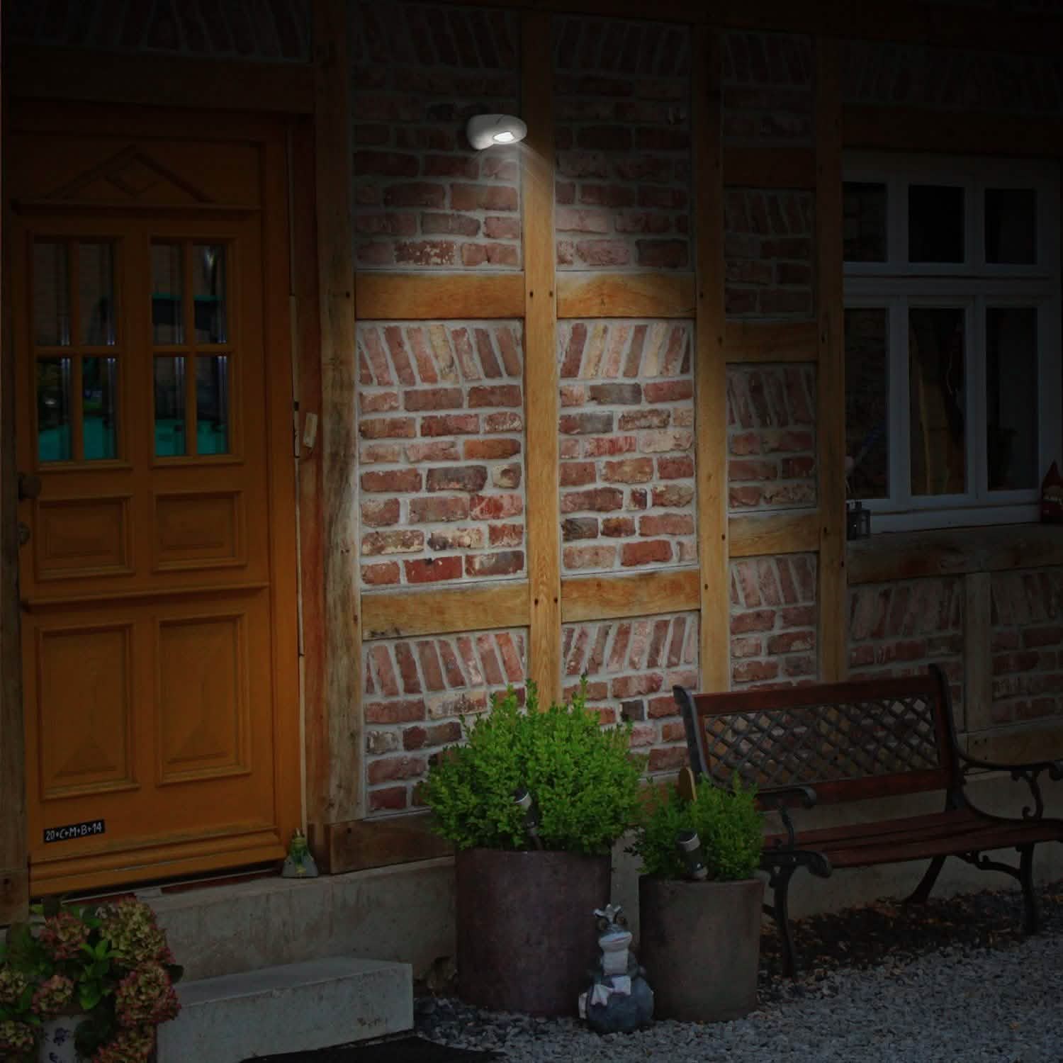 360¬∞ LED Light Sensor Cordless Night Lamps Outdoor Lighting - Tophatter Daily Deals