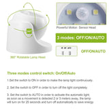360¬∞ LED Light Sensor Cordless Night Lamps Outdoor Lighting - Tophatter Daily Deals