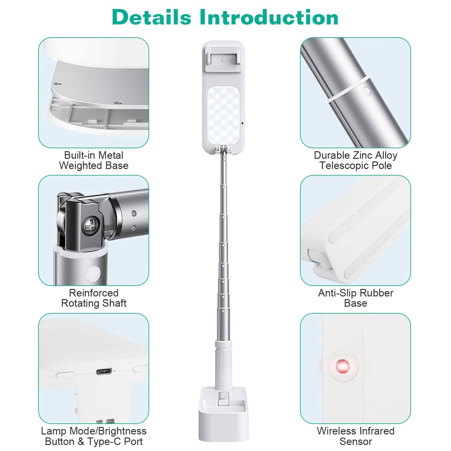 360° Rotatable Extendable Selfie Stand Phone Holder Mobile Accessories - Tophatter Daily Deals