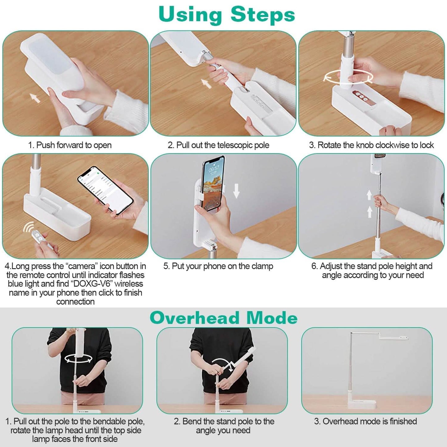 360° Rotatable Extendable Selfie Stand Phone Holder Mobile Accessories - Tophatter Daily Deals
