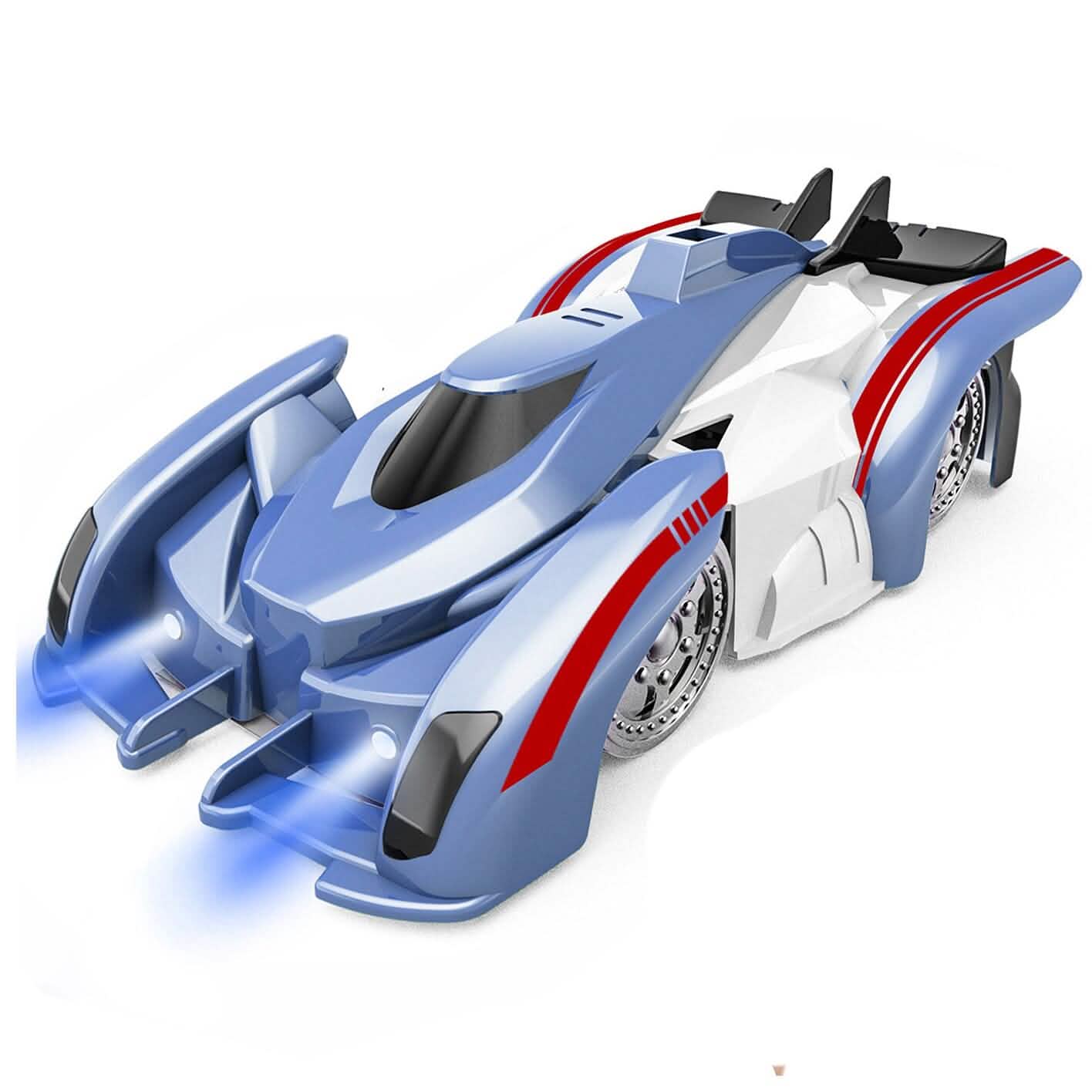 360¬∞ Rotating Electric Wall Climbing Remote Control Dual Mode Car Blue Toys & Games - Tophatter Daily Deals