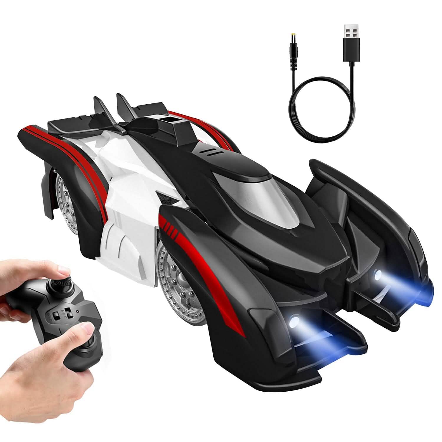 360¬∞ Rotating Electric Wall Climbing Remote Control Dual Mode Car Toys & Games - Tophatter Daily Deals