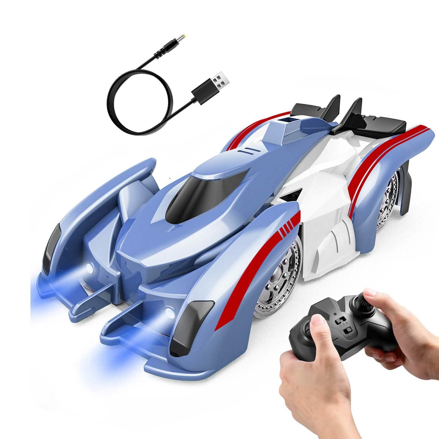 360¬∞ Rotating Electric Wall Climbing Remote Control Dual Mode Car Toys & Games - Tophatter Daily Deals