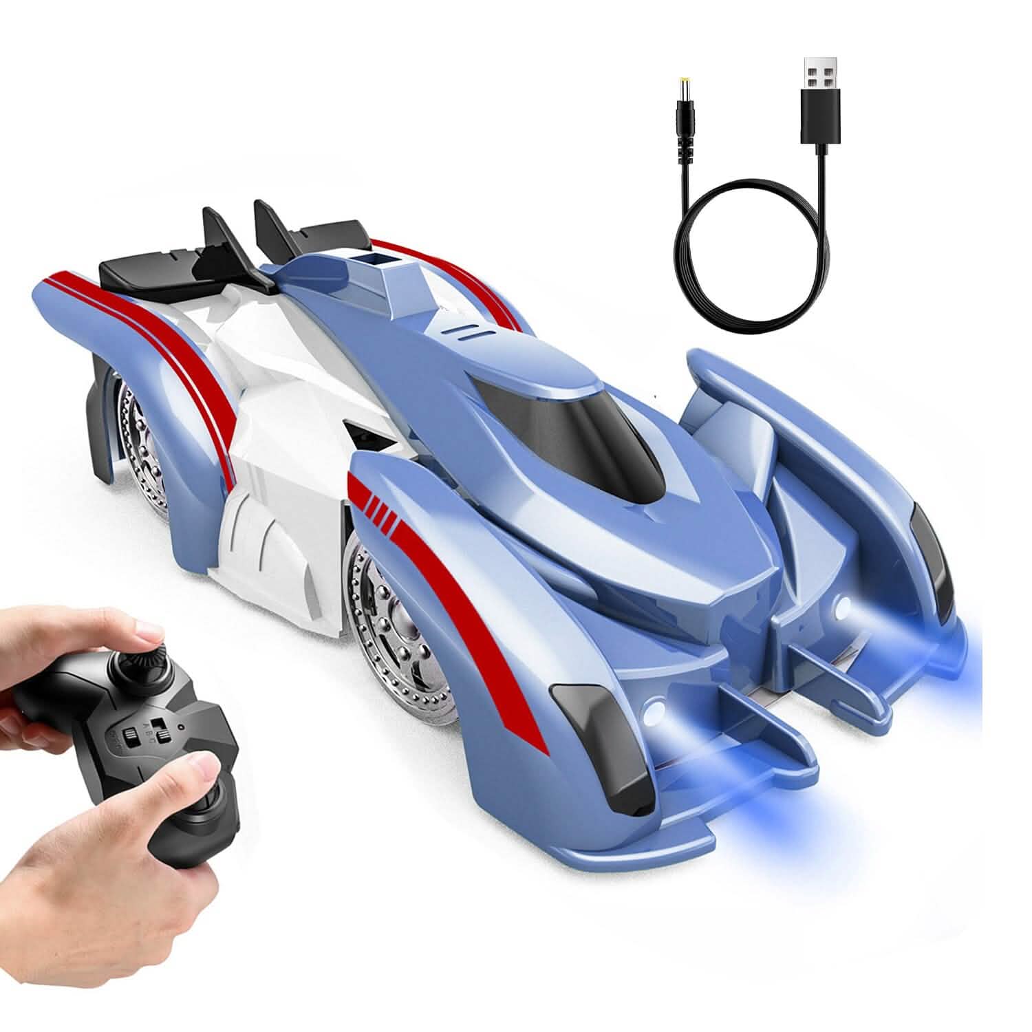 360¬∞ Rotating Electric Wall Climbing Remote Control Dual Mode Car Toys & Games - Tophatter Daily Deals