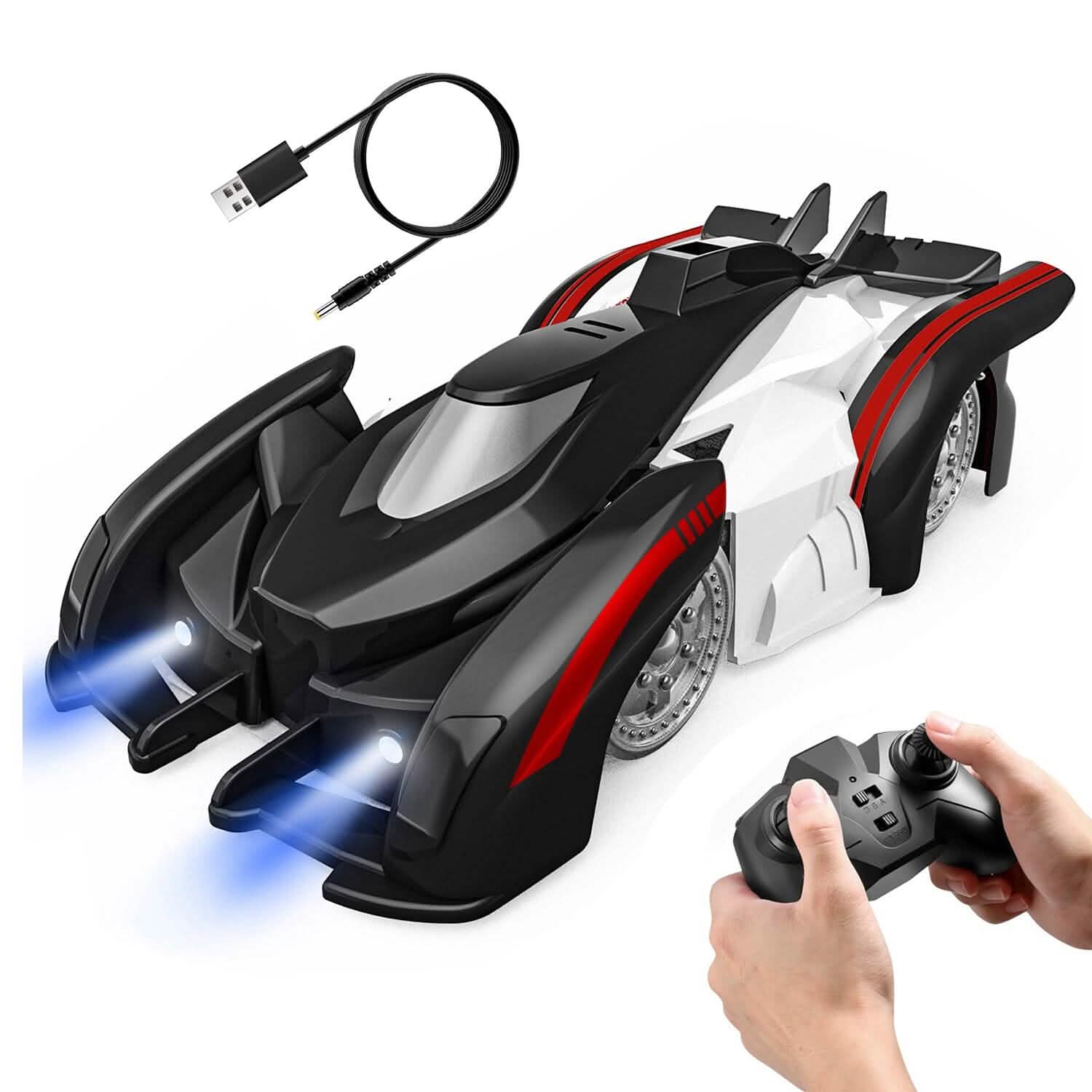 360¬∞ Rotating Electric Wall Climbing Remote Control Dual Mode Car Toys & Games - Tophatter Daily Deals