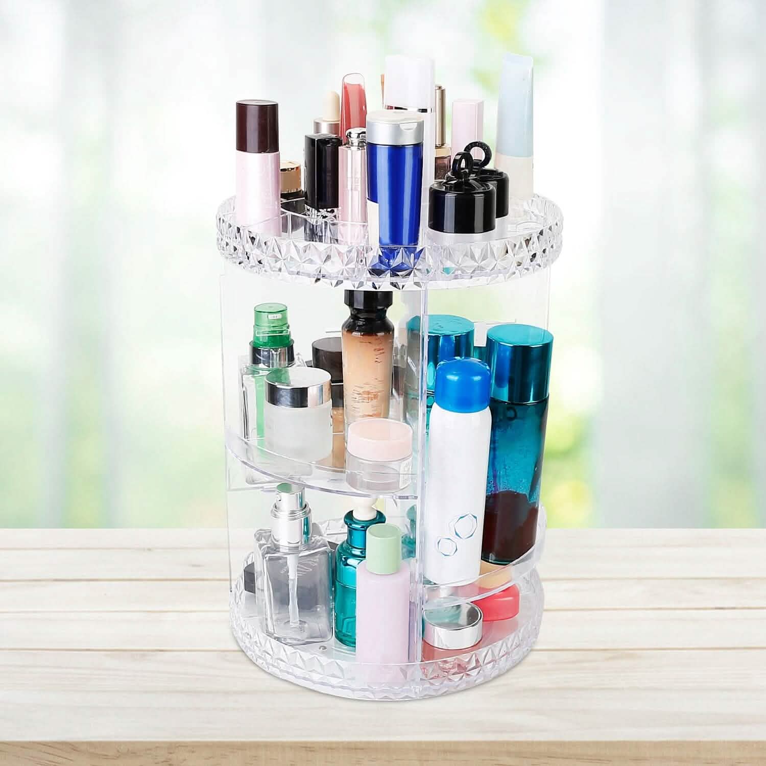 360° Rotating Make Up Organizer Beauty & Personal Care - Tophatter Daily Deals
