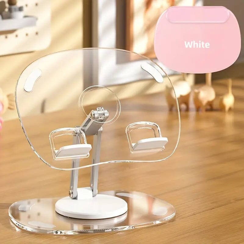 360¬∞ Rotating Tablet Phone Holder White Phone Holder - Tophatter Daily Deals