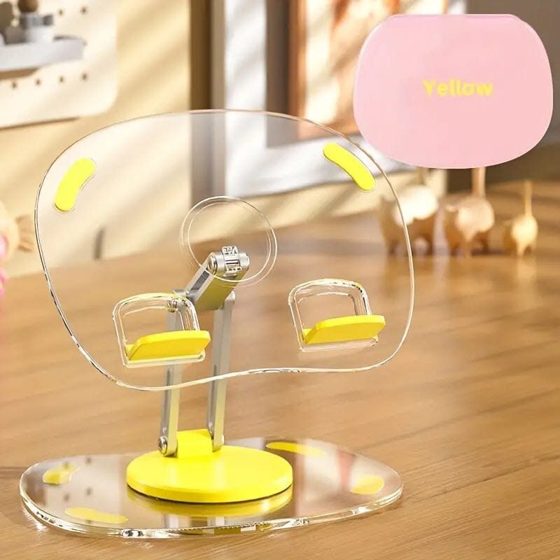 360¬∞ Rotating Tablet Phone Holder Yellow Phone Holder - Tophatter Daily Deals