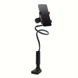 360° Rotating Universal Phone Stand with Flexible Spiral Base for Lazy Browsing Black Phone Holder - Tophatter Daily Deals
