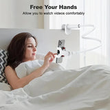 360° Rotating Universal Phone Stand with Flexible Spiral Base for Lazy Browsing Phone Holder - Tophatter Daily Deals