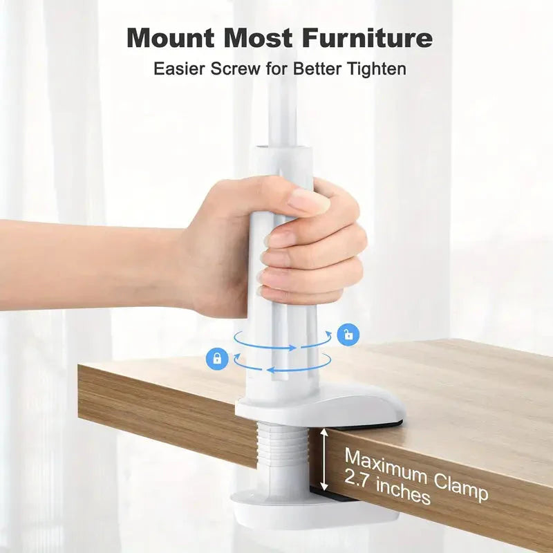 360° Rotating Universal Phone Stand with Flexible Spiral Base for Lazy Browsing Phone Holder - Tophatter Daily Deals