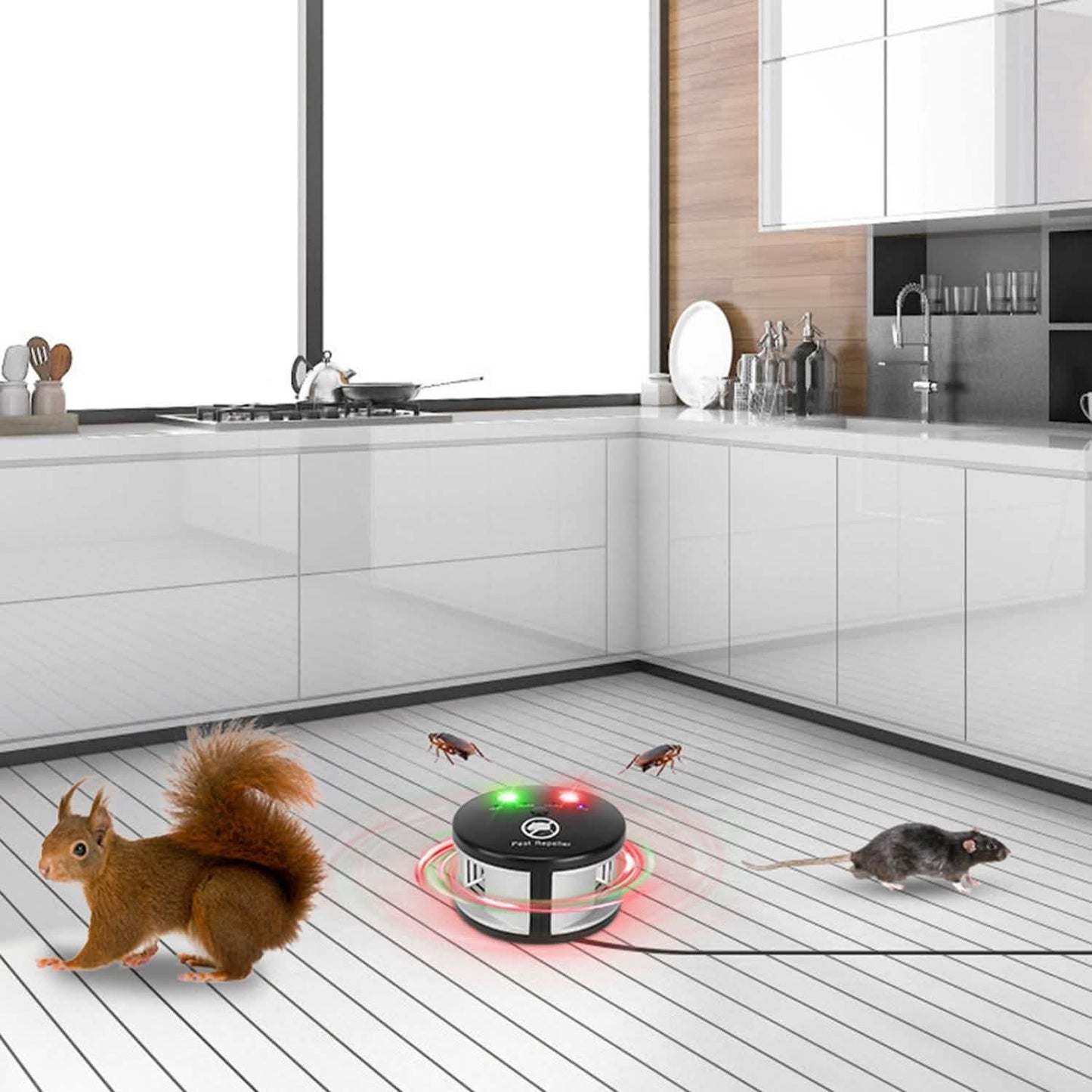 360° Ultrasonic Pest Repeller Electronic Plug-in Pest Control Pest Control - Tophatter Daily Deals