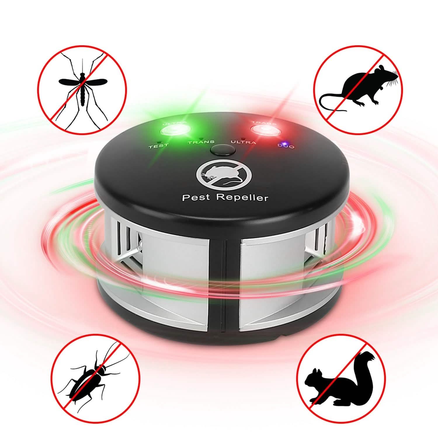 360° Ultrasonic Pest Repeller Electronic Plug-in Pest Control Pest Control - Tophatter Daily Deals