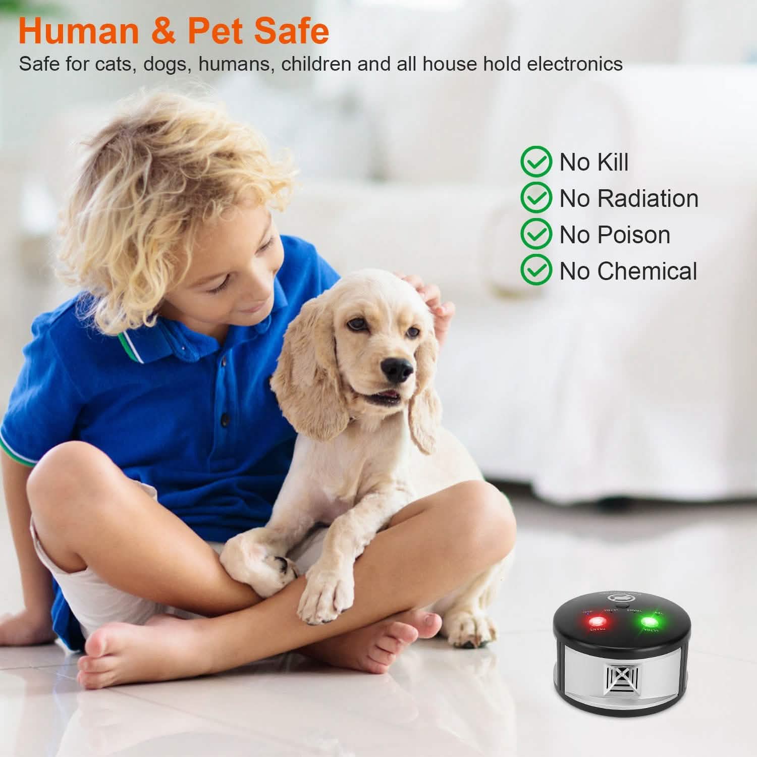 360° Ultrasonic Pest Repeller Electronic Plug-in Pest Control Pest Control - Tophatter Daily Deals