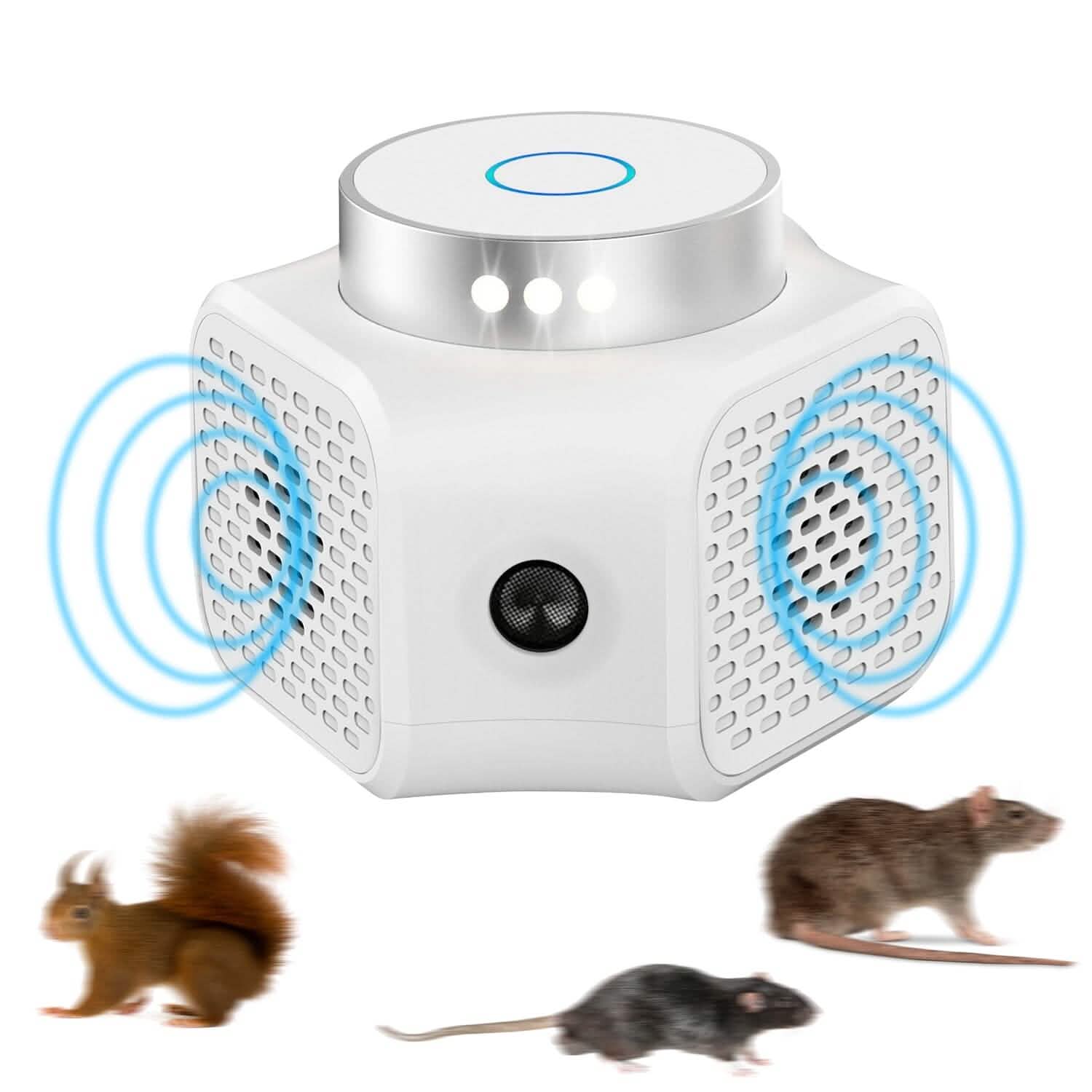 360° Ultrasonic Rodent Chaser Electronic Plug-in Mouse Control Pest Control - Tophatter Daily Deals