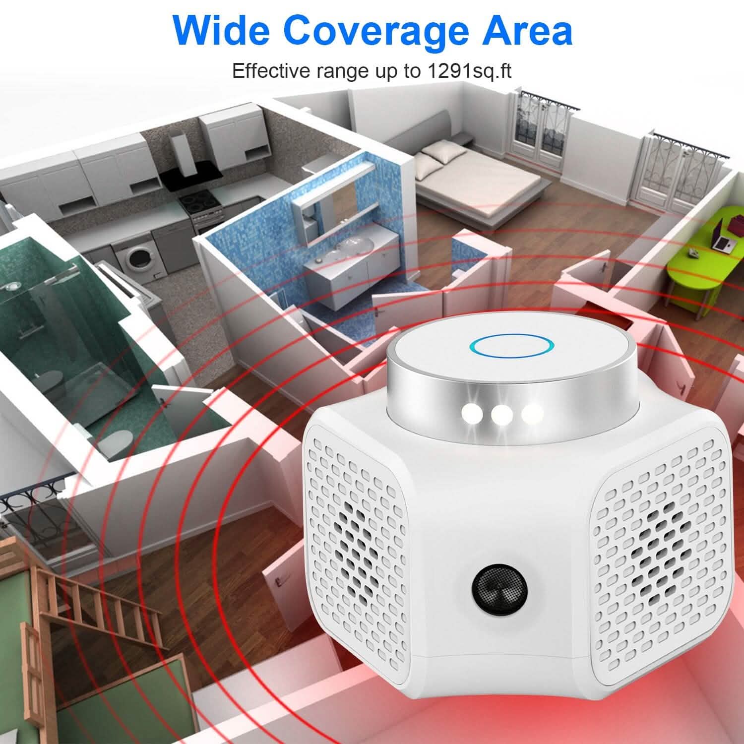 360° Ultrasonic Rodent Chaser Electronic Plug-in Mouse Control Pest Control - Tophatter Daily Deals