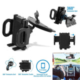 360° Universal CD Slot Car Phone Mount Automotive - Tophatter Daily Deals