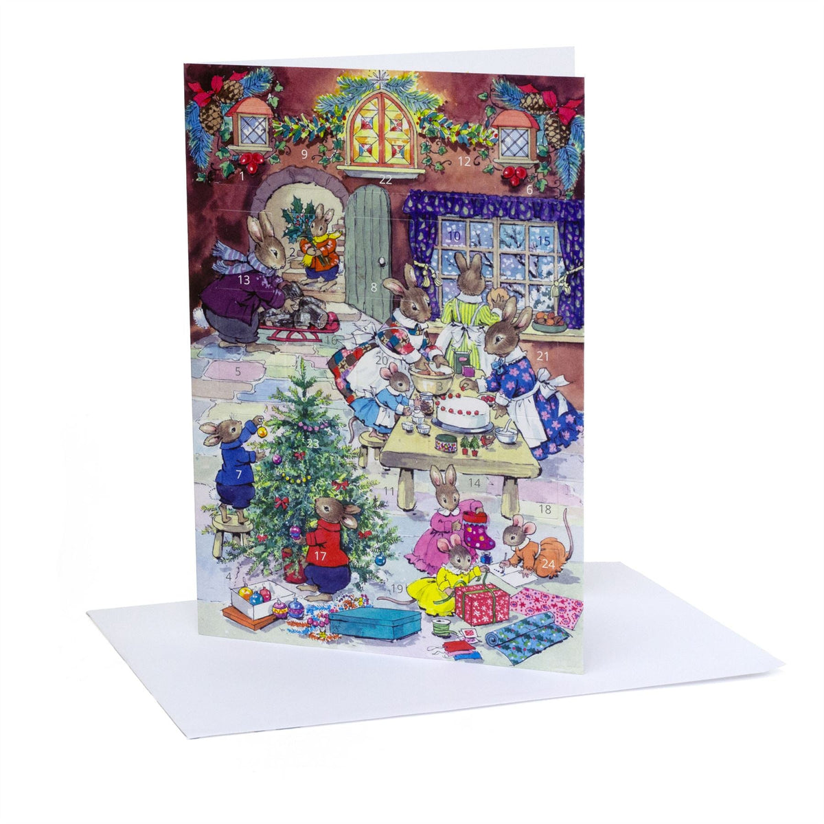 Christmas Eve Advent Calendar Greetings Card | Christmas Advent Calendar - A5 Advent Calendar - Tophatter Daily Deals