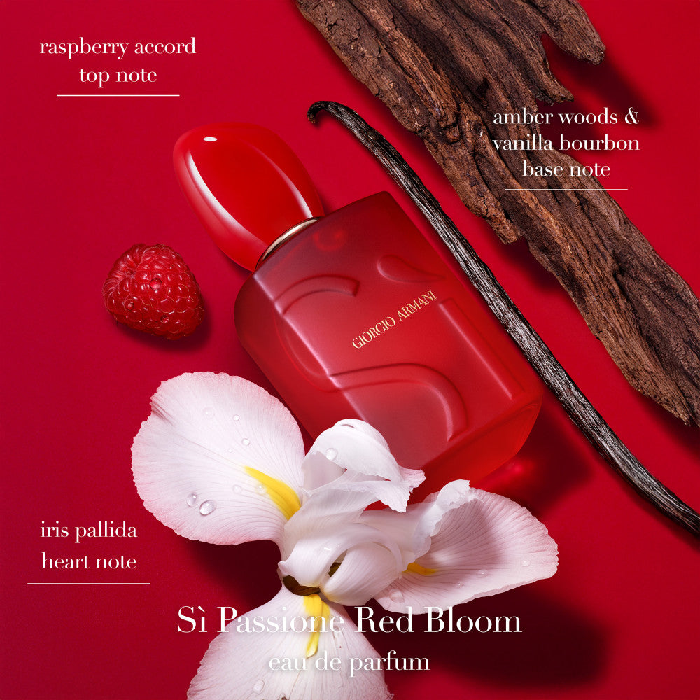 Giorgio Armani Si Passione Red Bloom Eau De Parfum 100ml Spray - Tophatter Daily Deals