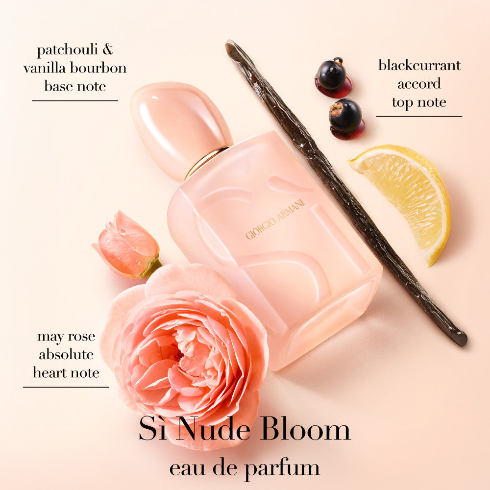 Giorgio Armani Si Nude Bloom Eau De Parfum 50ml Spray - Tophatter Daily Deals