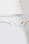 Freshwater Pearl Stainless Steel Necklace Necklaces - Tophatter Daily Deals