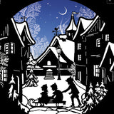 Christmas Advent Calendar The Story of Christmas | Silhouette Advent Calendar Advent Calendar - Tophatter Daily Deals