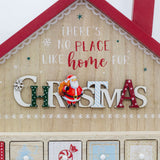 Winter Wonderland House Christmas Advent Calendar | Wooden Advent Calendar Advent Calendar - Tophatter Daily Deals