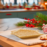 Gingerbread House Ceramic Serving Plate | Christmas Gingerbread Tableware 23cm Plate - Tophatter Daily Deals