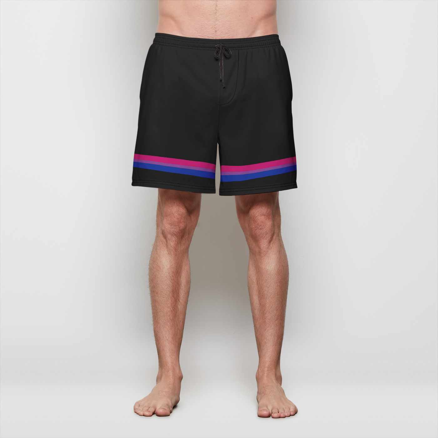 Bi-Pride Swim Trunks 40W Trunks - Tophatter Daily Deals