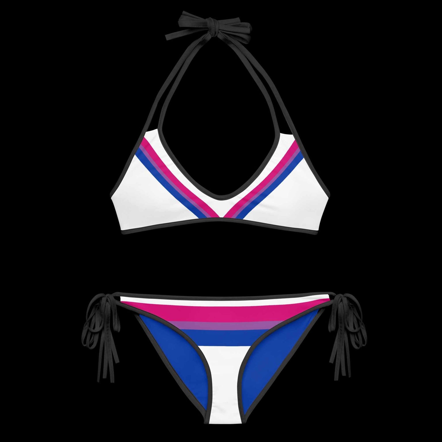 Bi-Pride Reversible Bikini 3X Bikinis - Tophatter Daily Deals