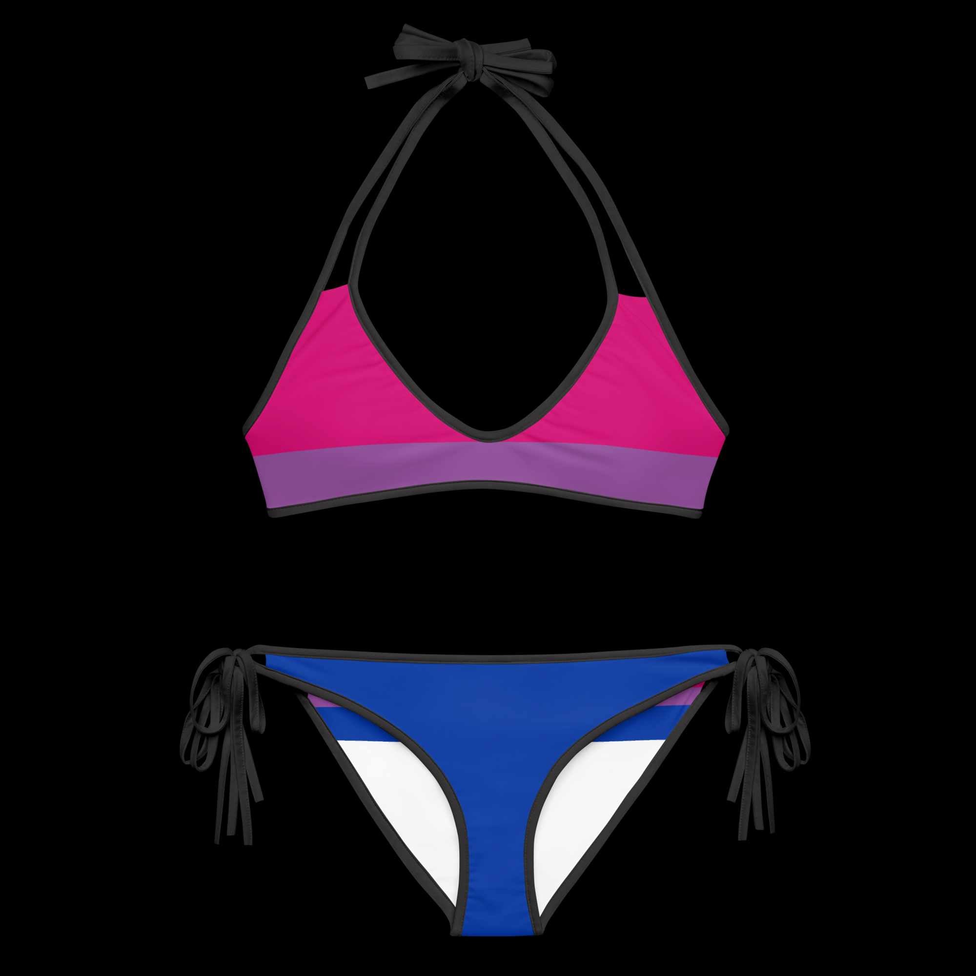 Bi-Pride Reversible Bikini Bikinis - Tophatter Daily Deals