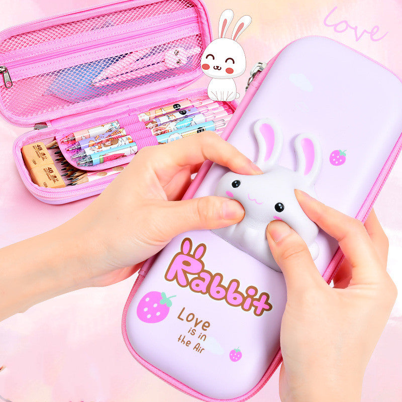 3D Decompression Pencil Case Multifunctional Large-capacity 0 - Tophatter Daily Deals