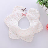 360° rotating flower waterproof saliva towel Rose 0 - Tophatter Daily Deals
