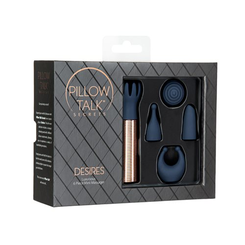 Pillow Talk Secrets Desires 6 Pc Massager Set for Pleasure > Vibrators > Mini Vibrators - Tophatter Daily Deals