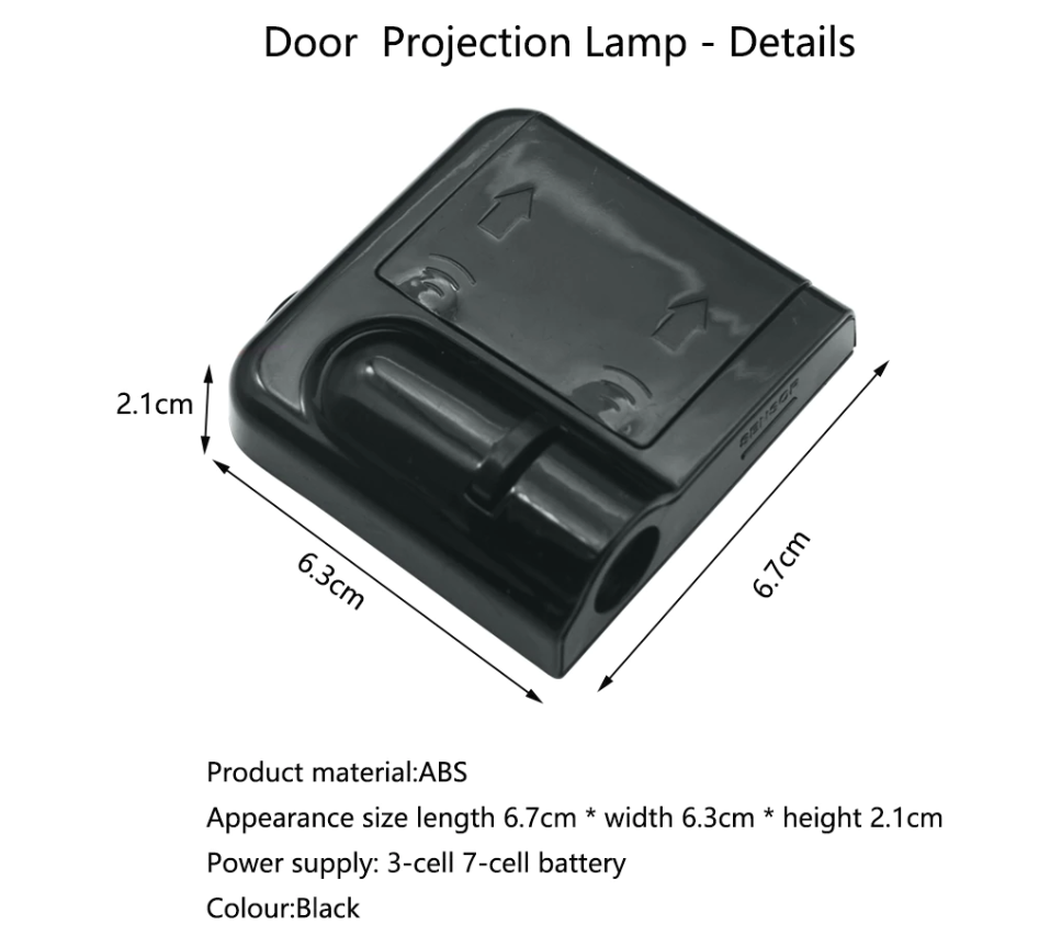 2 Pcs Wireless Welcome Light Battery Type No Hole 0 - Tophatter Daily Deals