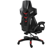 Backrest Staff Ergonomic Game Swivel Chair Reclinable Seat Black frame black mesh and she 0 - Tophatter Daily Deals