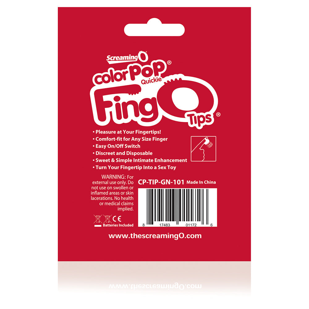 Colorpop Quickie Blue FingO Tips Mini Vibrator > Vibrators > Finger Vibrators - Tophatter Daily Deals