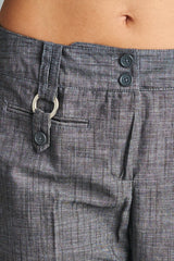 Women's Twill Crop Pants Pants - Tophatter Daily Deals