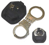 Police Style Double-Lock Hinged Chrome Handcuffs With Carry Case - TOPHATTER'S ARMORY DEALS Collectible Weapons - Tophatter Daily Deals