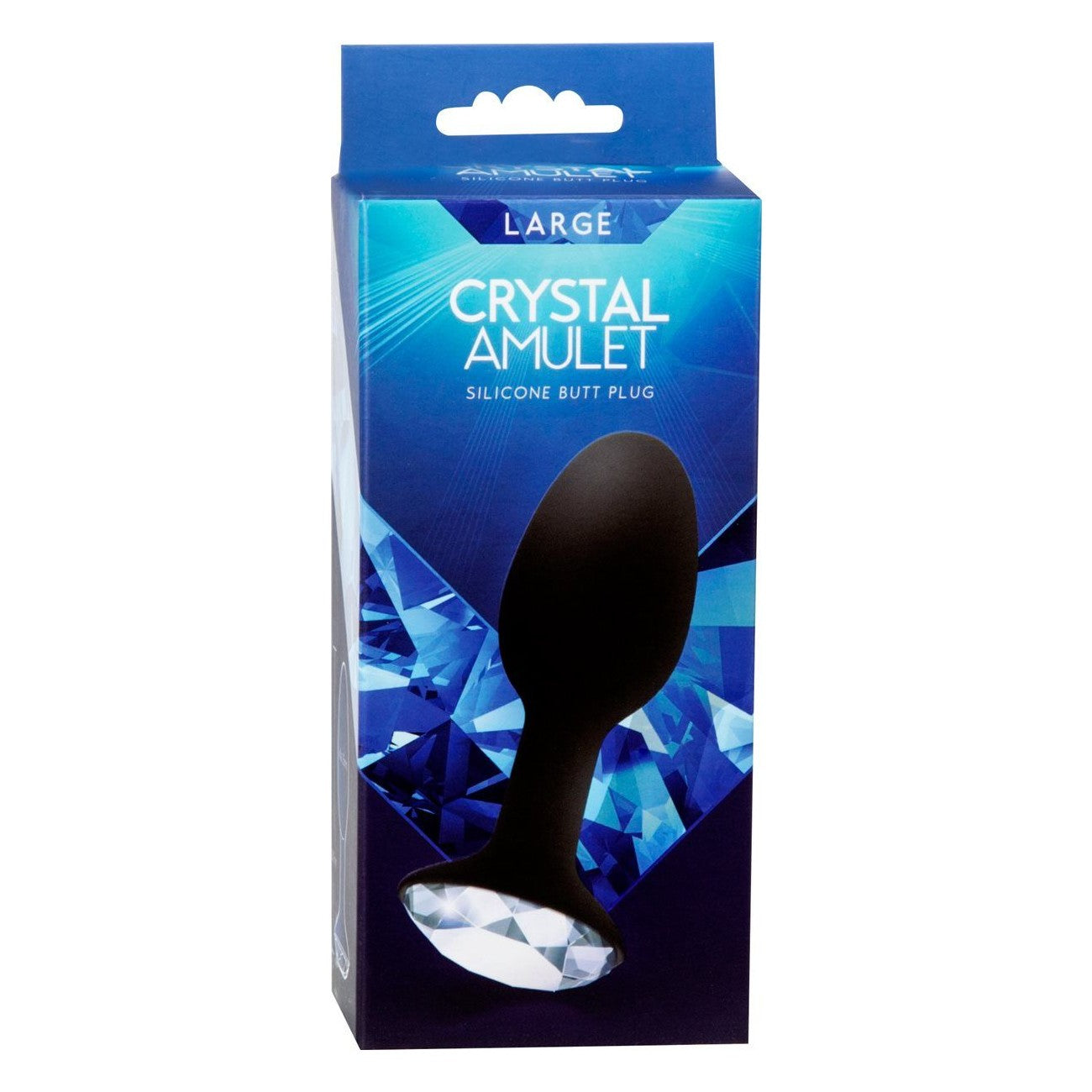 Crystal Amulet Large Silicone Butt Plug in Black Anal Sex Toys - Tophatter Daily Deals
