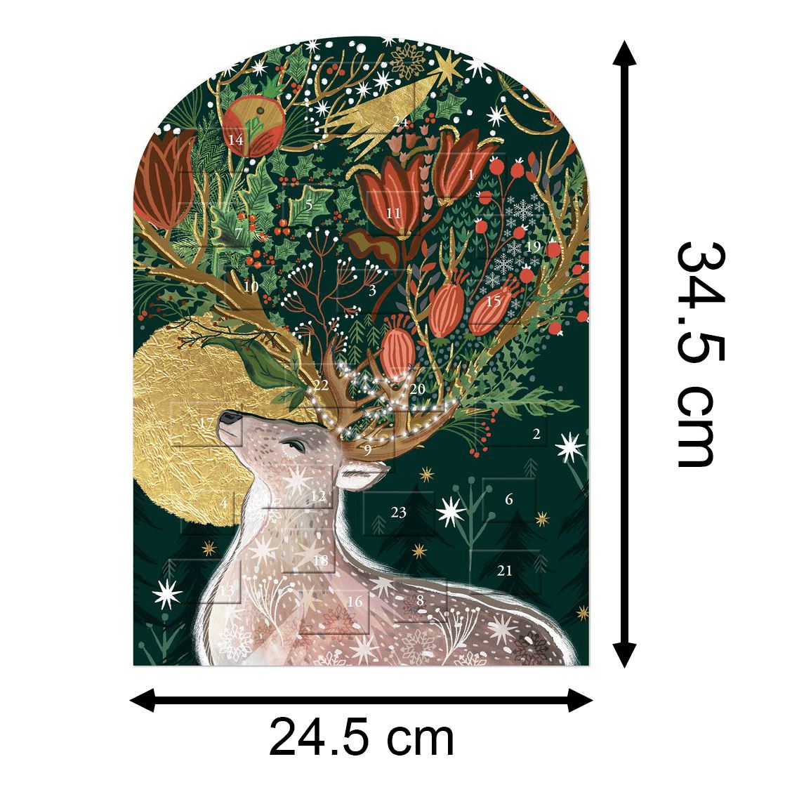 King of the Forest Christmas Advent Calendar | Traditional Advent Calendar Advent Calendar - Tophatter Daily Deals