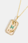 Rhinestone Constellation Pendant Copper Necklace Necklaces - Tophatter Daily Deals