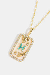 Rhinestone Constellation Pendant Copper Necklace Necklaces - Tophatter Daily Deals